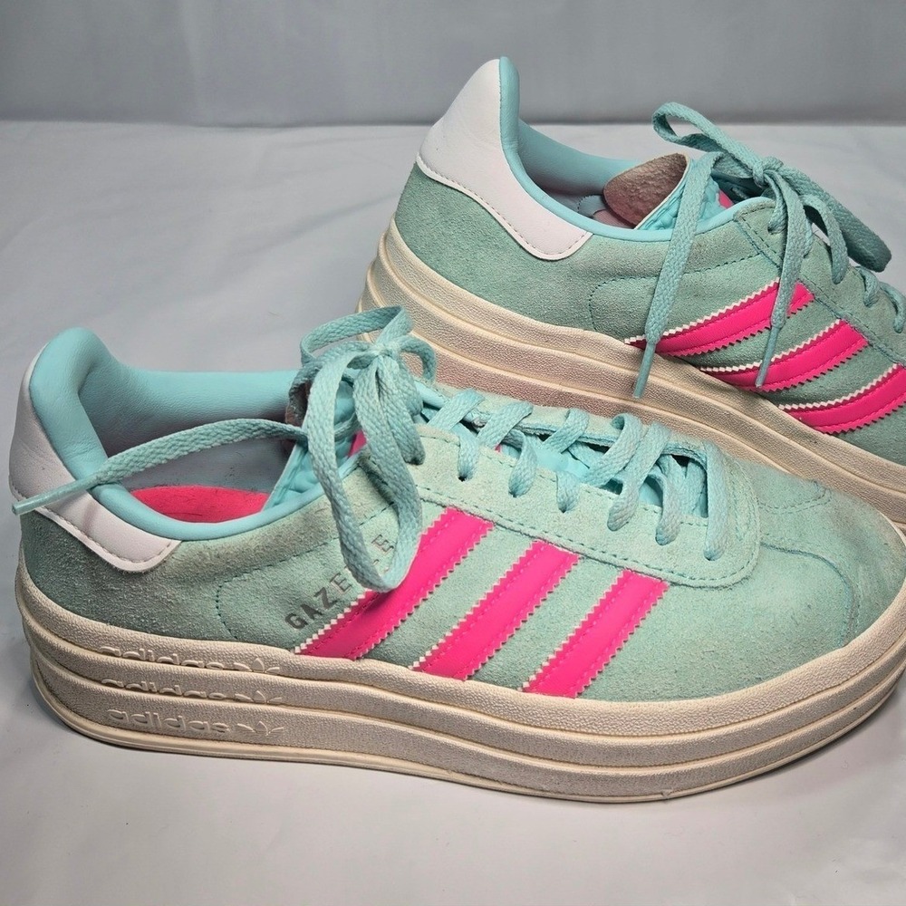 Adidas‎ Womens Gazelle ID7026 Blue Casual Shoes Sneakers Size 7 Style